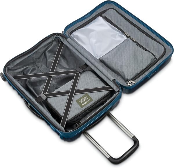 81EUFgcd1uL._AC_SL1500_ Samsonite Stryde 2 Hardside Expandable Luggage with Spinners Deep Teal Checked Medium Spinner